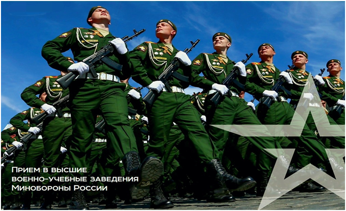 Поступающим в ВУЗы Министерства Обороны России.